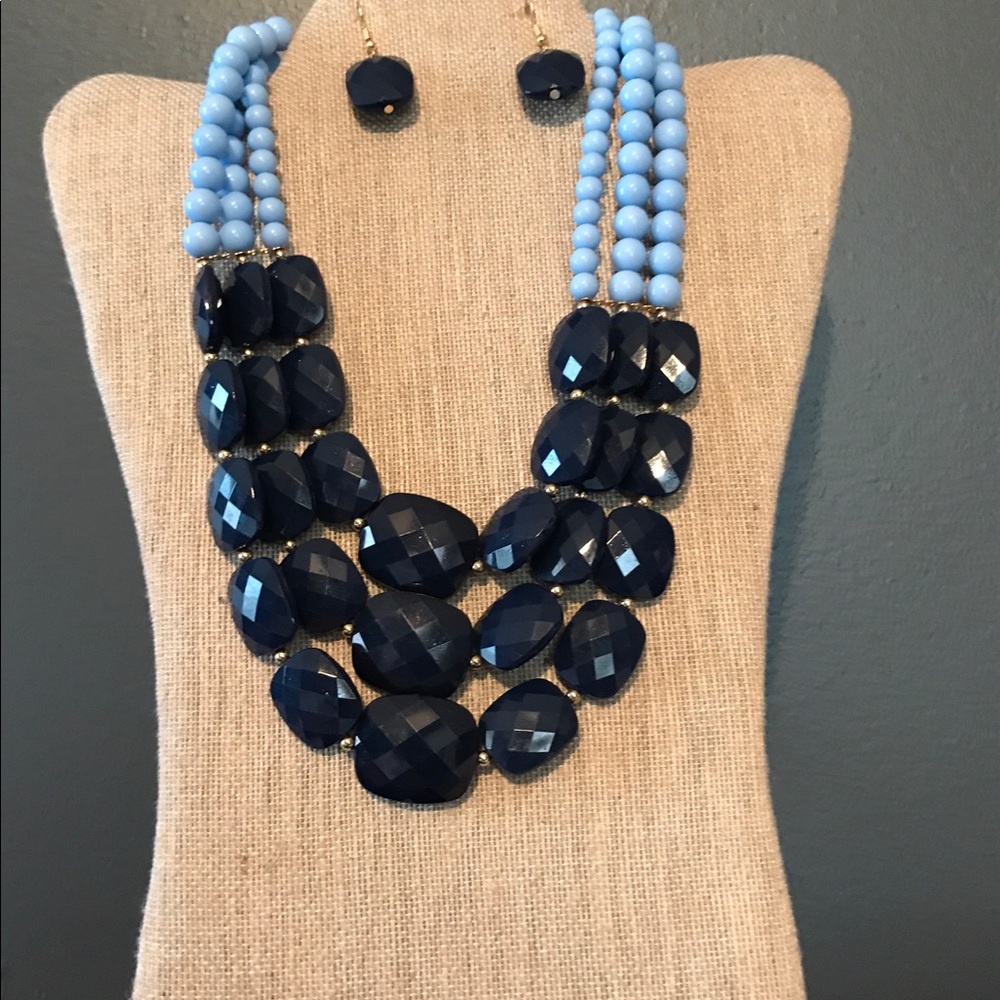 Blue necklace